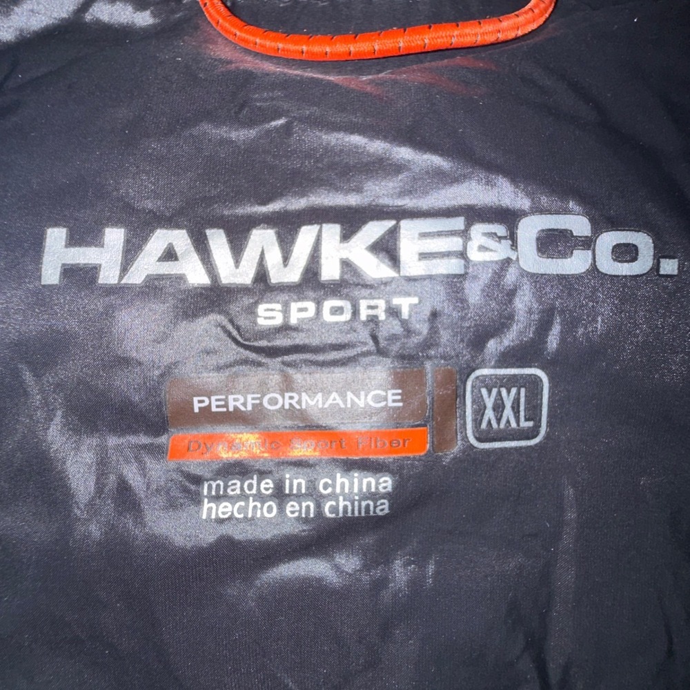Hawke & Co Sport Down Puffer Vest Mens XXL Gray Full Zip Performance - Picture 2 of 8